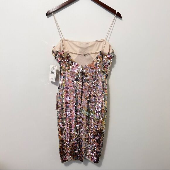 BHLDN x Aidan Mattox Starla Sequin Midi Dress Size 6 - Picture 10 of 12